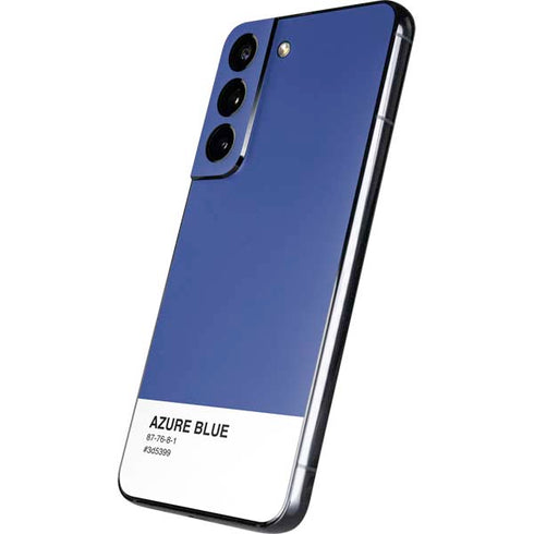Azure Blue Galaxy S22 Skin